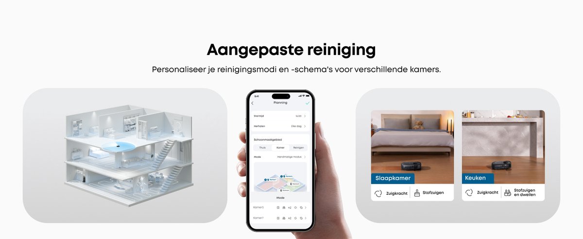 Eufy Omni E25 Hydro Jet Zwart - Afbeelding 12