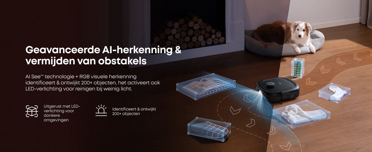 Eufy Omni E25 Hydro Jet Zwart - Afbeelding 13