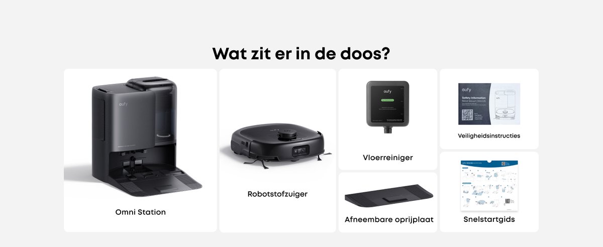 Eufy Omni E25 Hydro Jet Zwart - Afbeelding 14