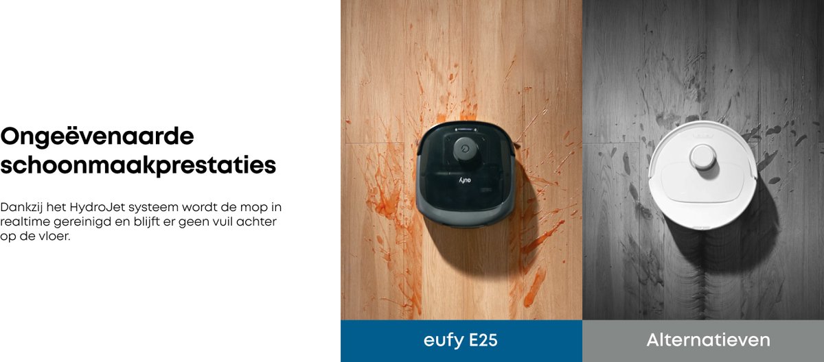 Eufy Omni E25 Hydro Jet Zwart - Afbeelding 15