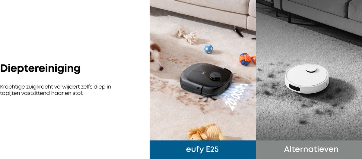 Eufy Omni E25 Hydro Jet Zwart - Afbeelding 17