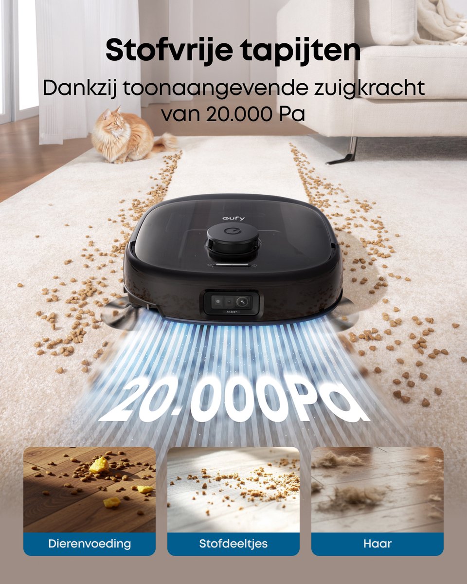 Eufy Omni E25 Hydro Jet Zwart - Afbeelding 7